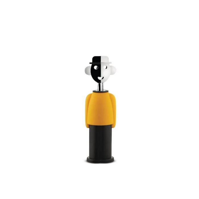 Alessi - Alessandro Corkscrew - Yellow/Black